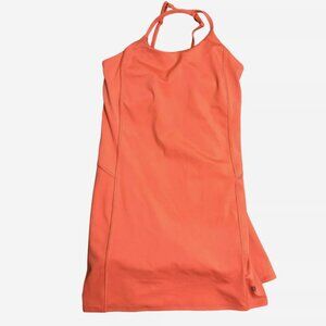 Athleta Girl Orange Doing the Most Built-In Shorts Tank Tennis Dress XL 14